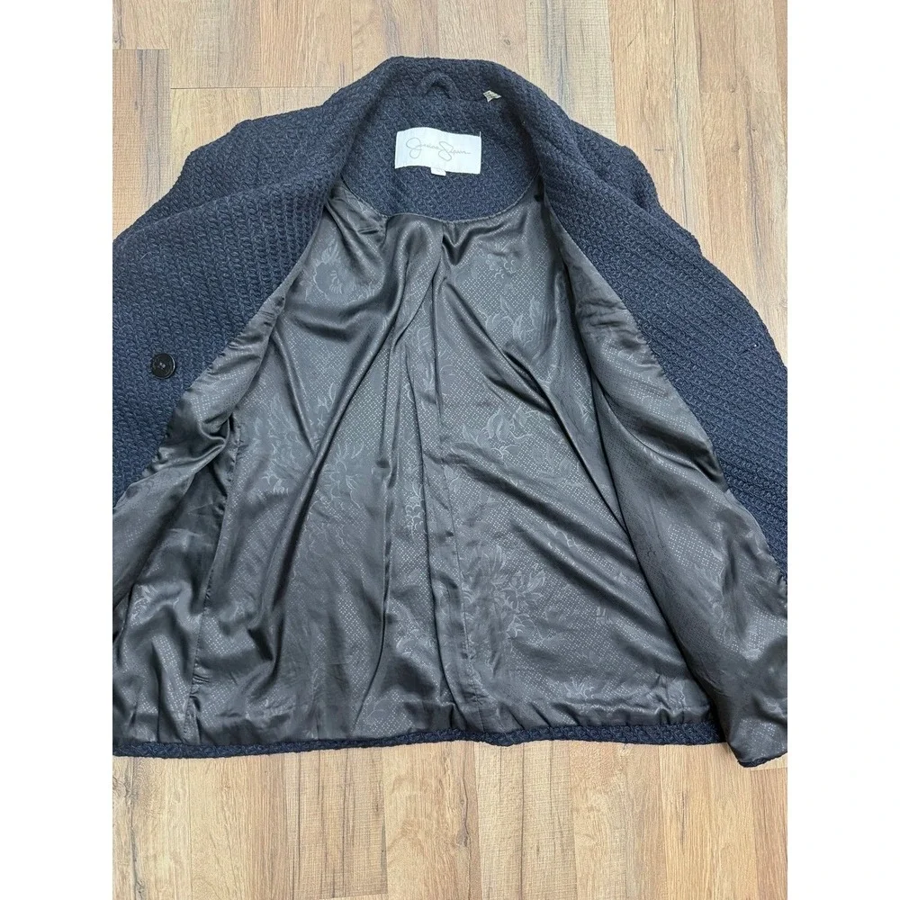 Jessica Simpson Navy‎ Wool Blend Peacoat Jacket Size M